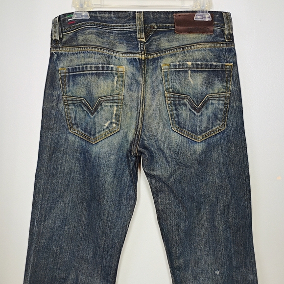 Diesel Larkee DNA Regular Straight Jeans 0882R Faded Wash Italy Mens Size 29x32 - Picture 6 of 15